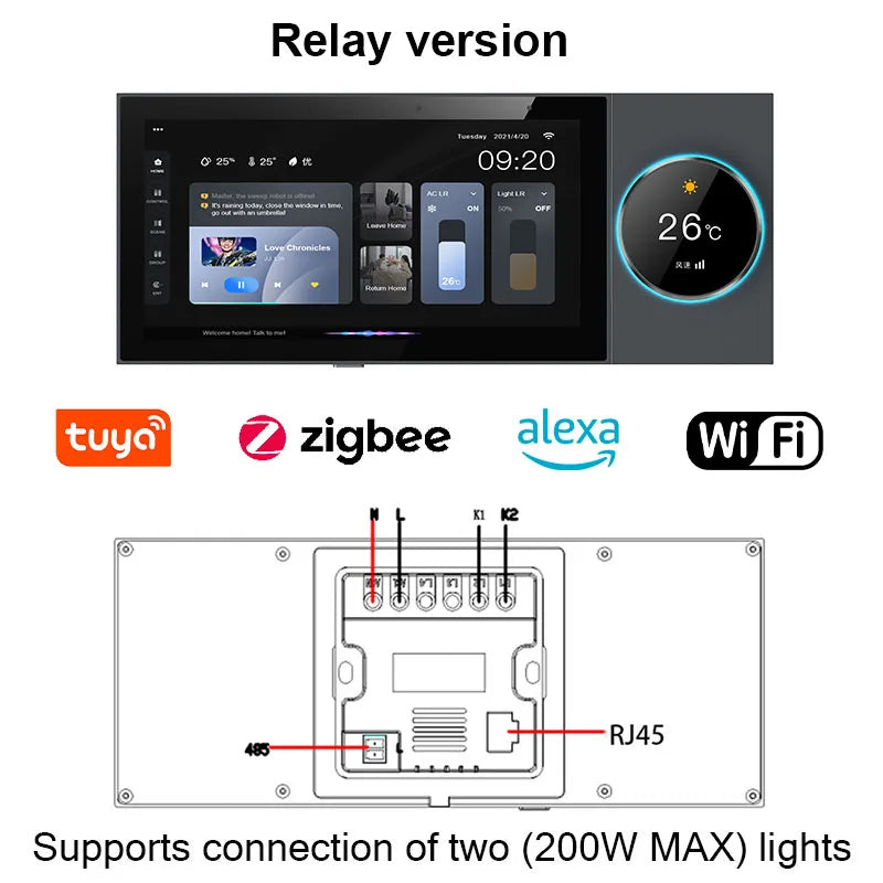 TUYA Smart Home Device Scene control panel Built-in ZIGBEE