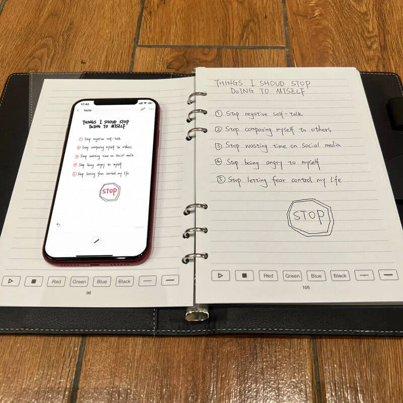 SyncPen3 3 in 1 Digital Pen Smart Pen Writing Set Includes Smart Notebook Smart pen Reusable Writing Tablet for Notes Recording