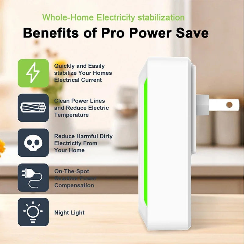 Smart Energy Saving Device, US/EU Socket Adapter for Effective Cost Reduction in Office & Home
