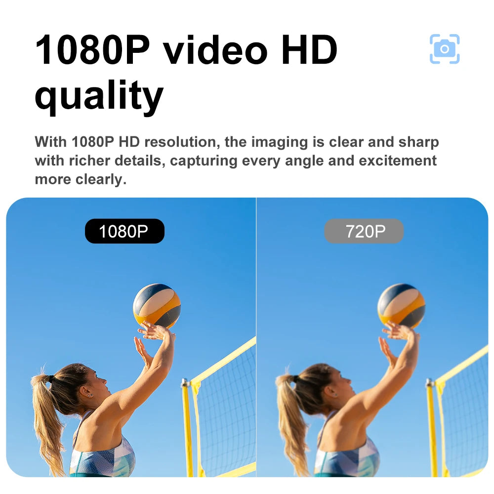 Smart Mini WiFi HD Camera, Indoor Home Security Video Surveillance Device With Motion Tracking Wireless Remote Monitor Camcorder