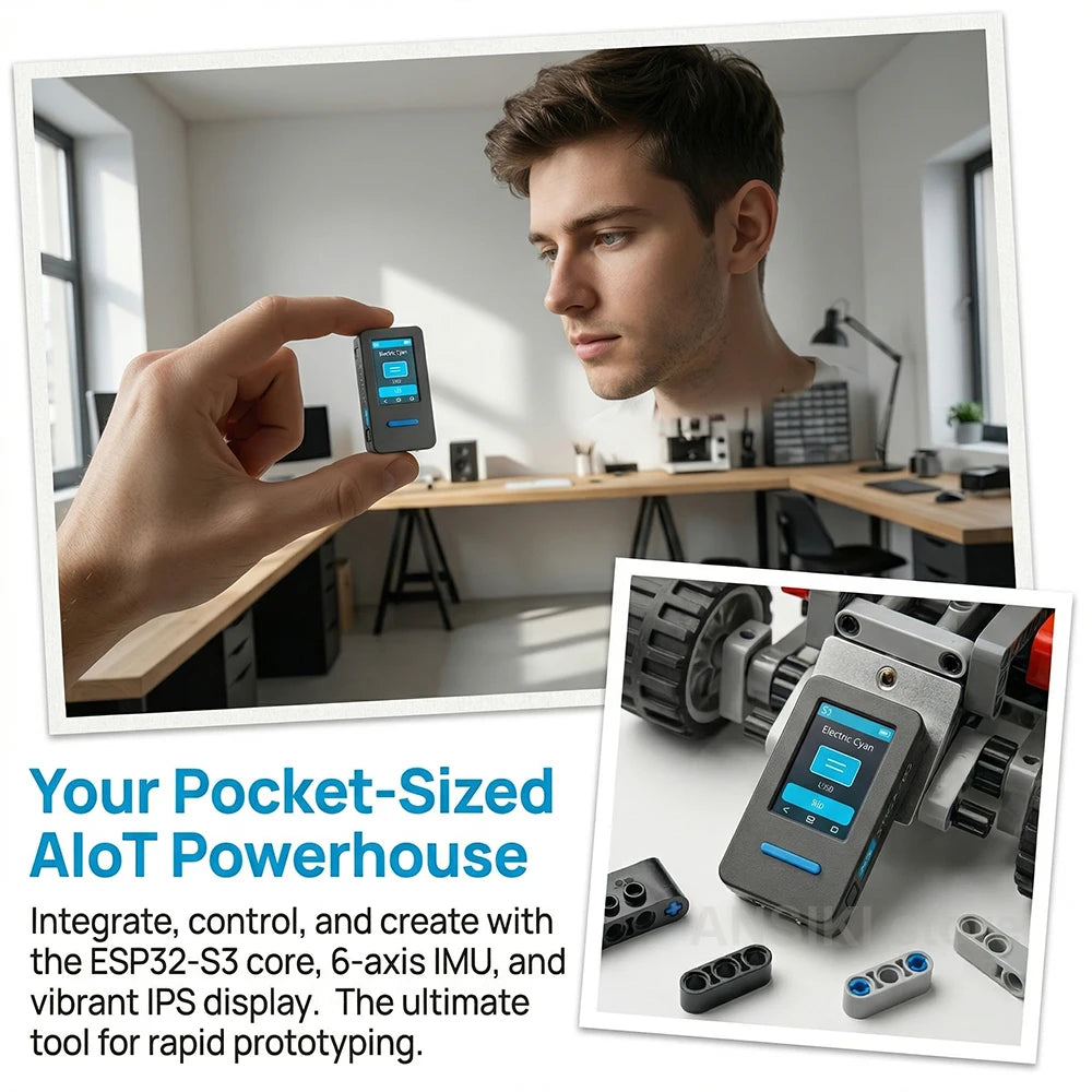 M5Stack M5StickS3 ESP32-S3 IoT Development Kit Portable with Screen for IoT Control Smart Home Applications
